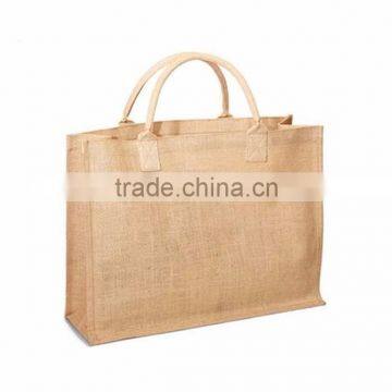 Eco-friendly reusable bag women jute shopping bag manufacturer