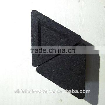 natural hookah charcoal triangle and bar for smoking easily light