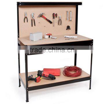 Garage Work Bench Table with drawer and peg board