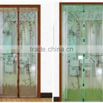 Southeast Asia market colorful magnetic screen door mesh