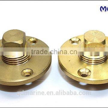 Boat Brass Garboard Drain Plug with O-Ring