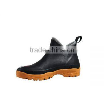 Wholesale Garden Rain Shoes,Solid Short Bootie,Ankle Rubber Garden Shoes Supplier photo-2