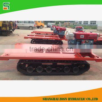 2 ton capacity rubber track chassis for drill machine