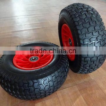 high quality competitive price plastic rim pneumatic wheel barrow wheel 16x6.50-8