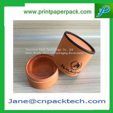 Custom Printed Round Tube Paper Boxes Flower Packaging Box