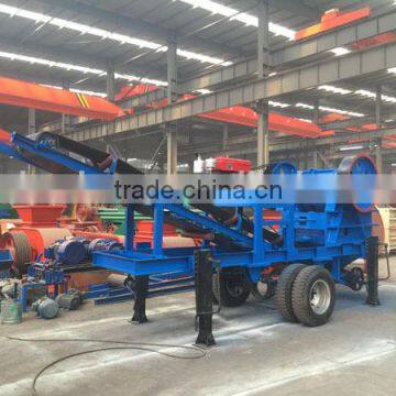 Best Selling Diesle Engine Type Mobile Jaw Crusher, Stone Jaw Crusher for Sale