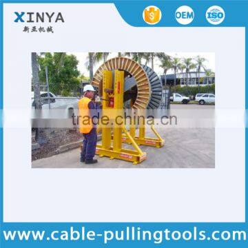 15 Tonne Cable Drum Stands With Hydraulic Powerpack For Heavy Cable Drum Spooling photo-2