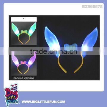 Flash rabbit ear hair band for kids