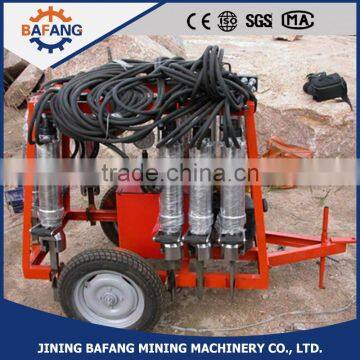 Removable hydraulic stone splitter / small Mine splitting machine for hot sale