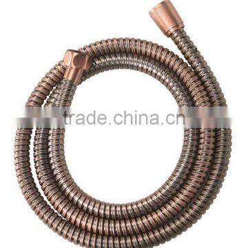 Red bronze shower hose