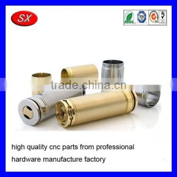 Customized electronic cigarette fittings,cnc machining brass metal smoking pipes parts