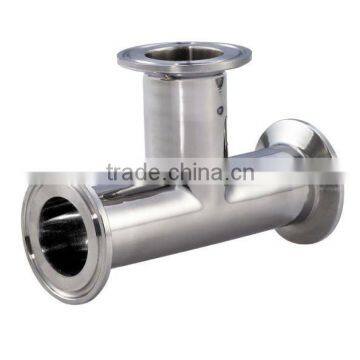 stainless steel sanitary tee