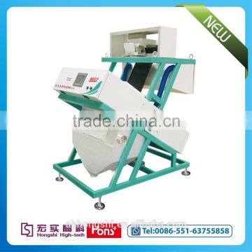 LED light CCD rice color sorter machine for VN rice, myanmar rice which from Hongshi company