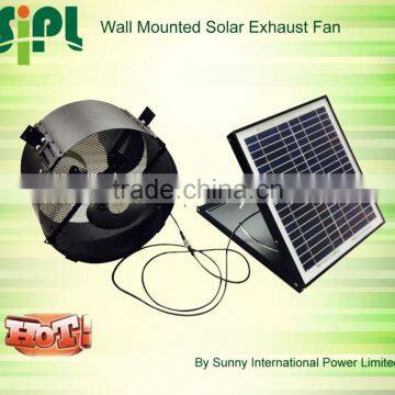 Vent Goods Solar Powered Ventilaion Fan Solar Panel Wall Mounted Exhaust Fan With dc Motor Home System Gable Fan G photo-2