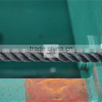 3 Strand Polypropylene Rope Making Machine for Security and Military Nets Use photo-4