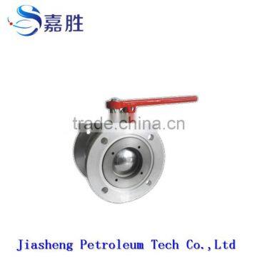 Factory Supply Aluminium Flange Ball Valve With Handle photo-3
