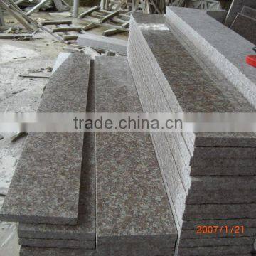 G687 Peach Red Indoor Granite Stair Steps Polished Bevelled photo-5