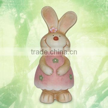 Magnesia garden ornament, Rabbit resin garden ornaments