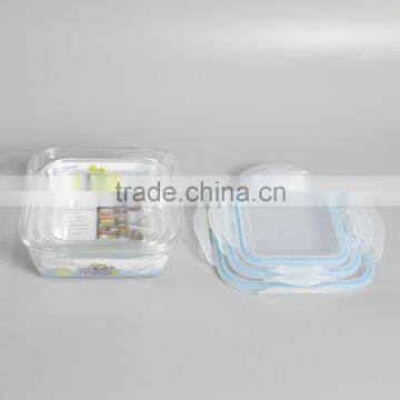 Competitive Price Stackable 3 Pieces Household Food Grade Microwave Plastic Container photo-3