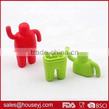Food Grade Silicon Tea Infusion Balls Human Shape Mr.tea photo-2