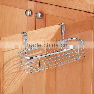 Metal Storage Organizer Basket Over the Cabinet Door Storage Basket photo-4
