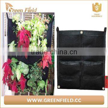 Flora Felt Living Wall Planter Vertical Garden 8 Pockets Felt Flower Hanging Garden Planters