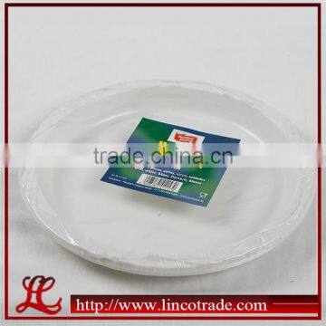 8.75 Inch White Plastic PS Round Disposable Plate photo-3
