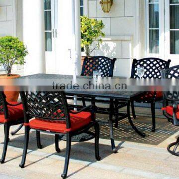 SIGMA Cast Aluminum Garden Dining Set Outdoor Table and Chairs photo-2