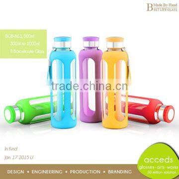 Fancy Decorative Heat Resistant Glass Portable Bottle photo-6