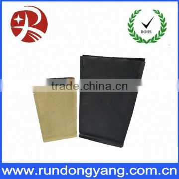 Hot plastic laminated resealable coffee bag