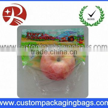 Biogegradable Fruit Packaging Bags , Stand Up Zipper seal bags