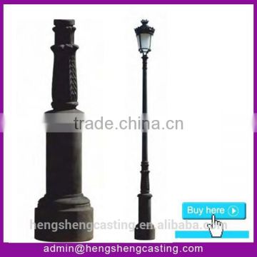 China supplies antique cast iron street lighting pole base