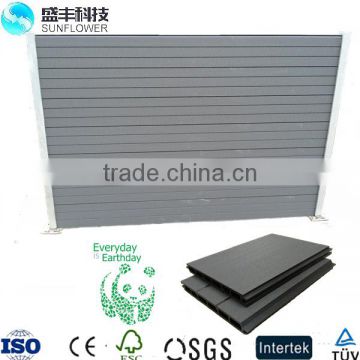 High Standard Outdoor Wpc Fencing Supplier Outdoor Composite Wood Fencing Wall photo-2