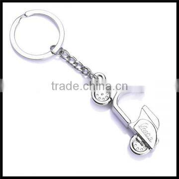 Low Moq Cheap Metal Motorcycle Shape Keyrings Key Chain Factory photo-2