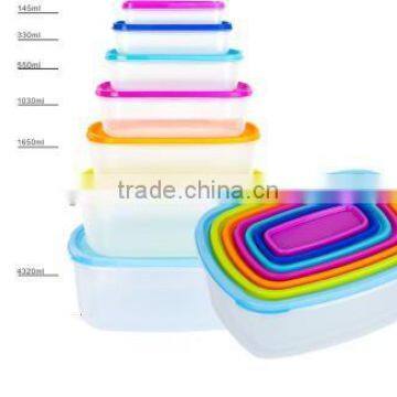 Rainbow Food Storage Set, Walmart Square Plastic Storage Containers, rectangle Storage Container