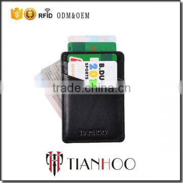 Slim Wallet Minimalist Leather Wallet RFID Blocking Card Holder