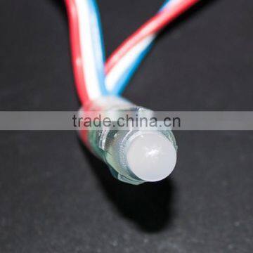 F8 RGB LED Strawhat Light for Holiday Decoration/Full Color 12mm LED Christmas Decoration Light/LED Strawhat Stright Light photo-6