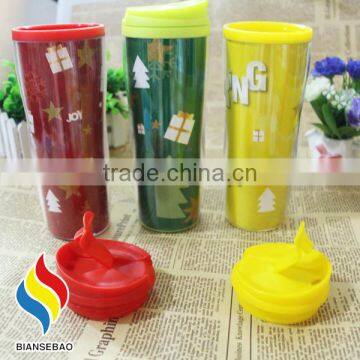 160z Double-wall Plastic Travel Mug With DIY Paper Insert photo-4