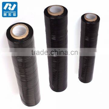 plastic wrap black wrapping film LLDPE stretch film roll