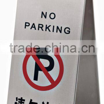 stainless steel wet sign floor board , warning system