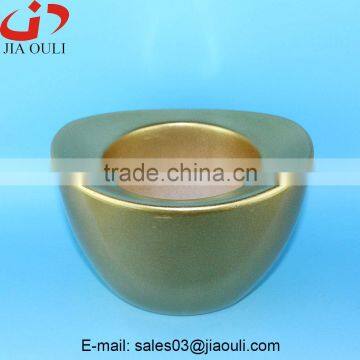 Silver and Gold Ingot Shape Planters Pots, Plant Pots photo-2