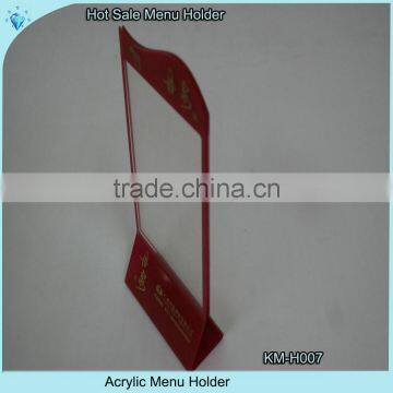 3 Side Acrylic Menu Stand photo-4