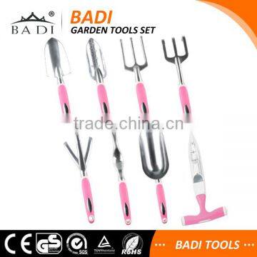 13years experience pink aluminum alloy ladies garden tools