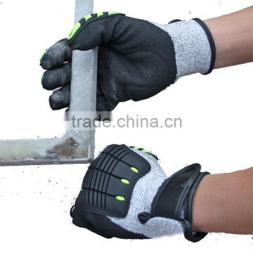 NMSAFETY CE high quality cut reistant level 5 safety glove work