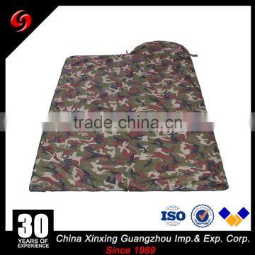 factory cheap OEM logo camo outdoor foldable promotion body military sleeping bag fast production price