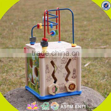 2017 New Design Wooden Beads Game Cube Wooden Beads Game Mini Wooden Beads Game W11B132 photo-2