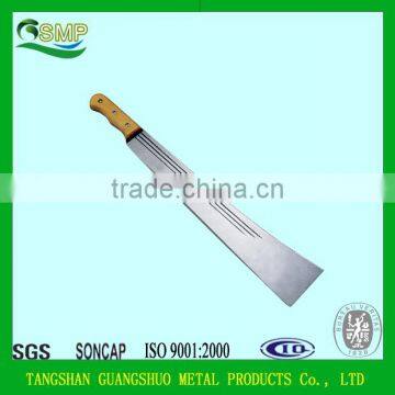 High quality sugarcane cutlass matchet or machete with wooden or plastic handle