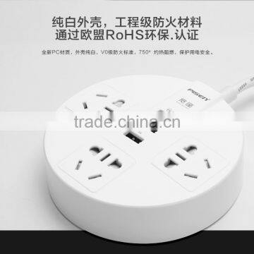 Multi Sockets Power Strip 3 Outlet With 3 USB Surge Protector Charging Station photo-4