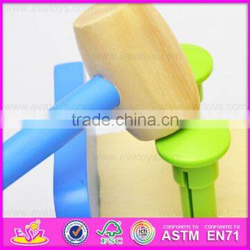 2016 New Design Baby Wooden Beat Pile,fashion Kids Wooden Beat Pile W11G029 photo-5