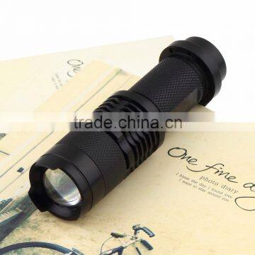 Q5 flashlight Zoomable Focus 320LM Mini Led Flashlight Torch Camping Light Adjustable